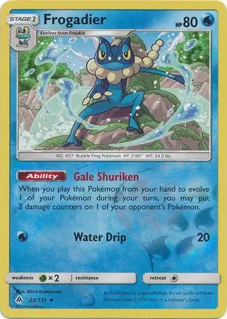Frogadier 23/131 (SM - Forbidden Light)  - Reverse Holofoil | Good Games Adelaide SA