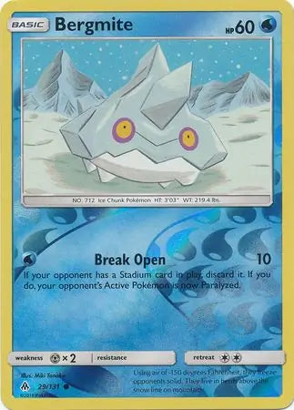 Bergmite 29/131 (SM - Forbidden Light)  - Reverse Holofoil | Good Games Adelaide SA