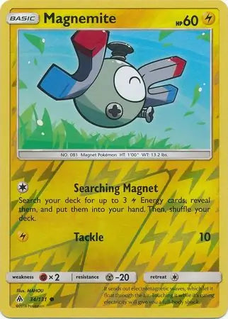 Magnemite 34/131 (SM - Forbidden Light)  - Reverse Holofoil | Good Games Adelaide SA