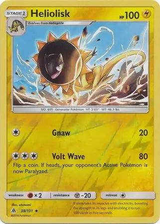 Heliolisk 38/131 (SM - Forbidden Light)  - Reverse Holofoil | Good Games Adelaide SA