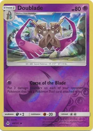 Doublade 48/131 (SM - Forbidden Light)  - Reverse Holofoil | Good Games Adelaide SA