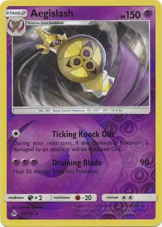 Aegislash 49/131 (SM - Forbidden Light)  - Reverse Holofoil | Good Games Adelaide SA