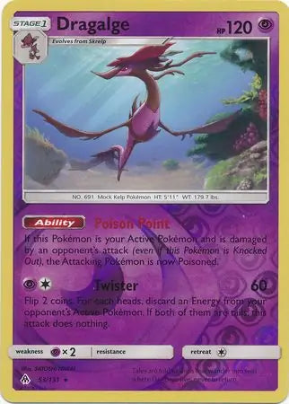 Dragalge 53/131 (SM - Forbidden Light)  - Reverse Holofoil | Good Games Adelaide SA