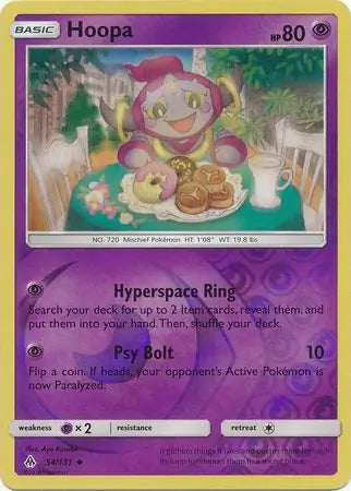 Hoopa 54/131 (SM - Forbidden Light)  - Reverse Holofoil | Good Games Adelaide SA
