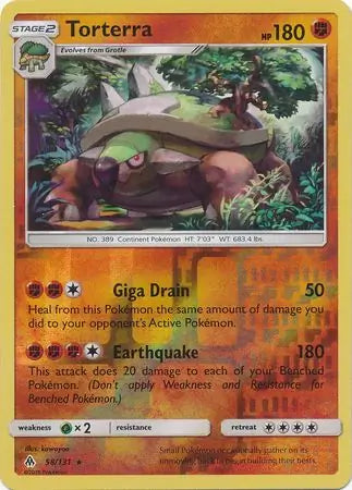 Torterra 58/131 (SM - Forbidden Light)  - Reverse Holofoil | Good Games Adelaide SA