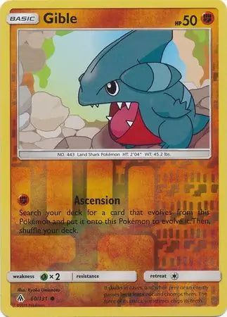 Gible 60/131 (SM - Forbidden Light)  - Reverse Holofoil | Good Games Adelaide SA