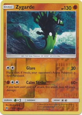 Zygarde 72/131 (SM - Forbidden Light)  - Reverse Holofoil | Good Games Adelaide SA