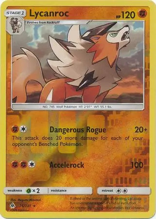 Lycanroc 76/131 (SM - Forbidden Light)  - Reverse Holofoil | Good Games Adelaide SA