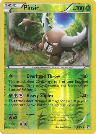 Pinsir 3/162 (XY - BREAKthrough)  - Reverse Holofoil | Good Games Adelaide SA