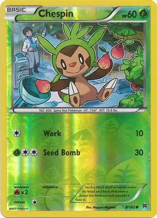 Chespin 8/162 (XY - BREAKthrough)  - Reverse Holofoil | Good Games Adelaide SA