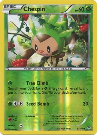 Chespin 9/162 (XY - BREAKthrough)  - Reverse Holofoil | Good Games Adelaide SA