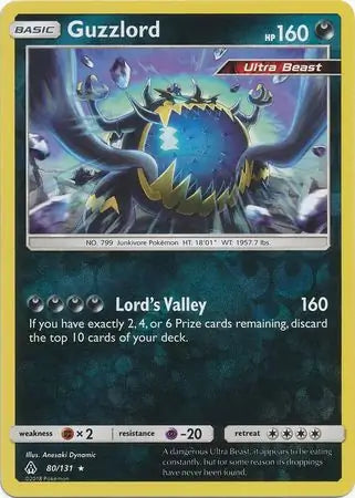 Guzzlord 80/131 (SM - Forbidden Light)  - Reverse Holofoil | Good Games Adelaide SA