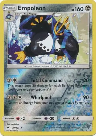 Empoleon 81/131 (SM - Forbidden Light)  - Reverse Holofoil | Good Games Adelaide SA