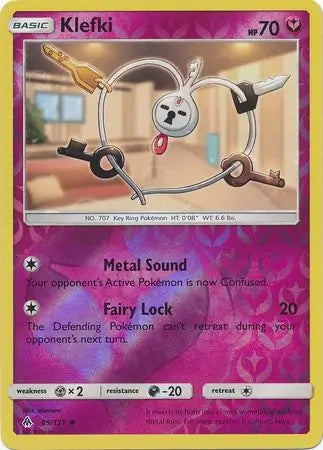 Klefki 89/131 (SM - Forbidden Light)  - Reverse Holofoil | Good Games Adelaide SA