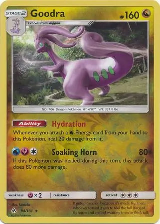 Goodra 94/131 (SM - Forbidden Light)  - Reverse Holofoil | Good Games Adelaide SA
