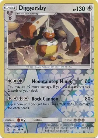 Diggersby 98/131 (SM - Forbidden Light)  - Reverse Holofoil | Good Games Adelaide SA