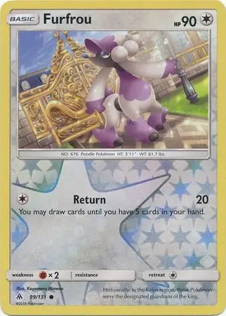 Furfrou 99/131 (SM - Forbidden Light)  - Reverse Holofoil | Good Games Adelaide SA