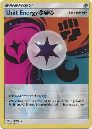 Unit Energy 118/131 (SM - Forbidden Light)  - Reverse Holofoil | Good Games Adelaide SA