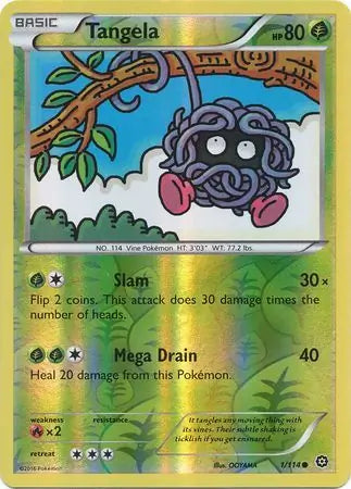 Tangela 1/114 (XY - Steam Siege)  - Reverse Holofoil | Good Games Adelaide SA