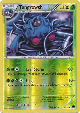 Tangrowth 2/114 (XY - Steam Siege)  - Reverse Holofoil | Good Games Adelaide SA