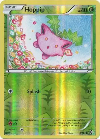 Hoppip 3/114 (XY - Steam Siege)  - Reverse Holofoil | Good Games Adelaide SA