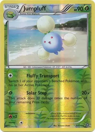 Jumpluff 5/114 (XY - Steam Siege)  - Reverse Holofoil | Good Games Adelaide SA