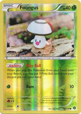 Foongus 12/114 (XY - Steam Siege)  - Reverse Holofoil | Good Games Adelaide SA