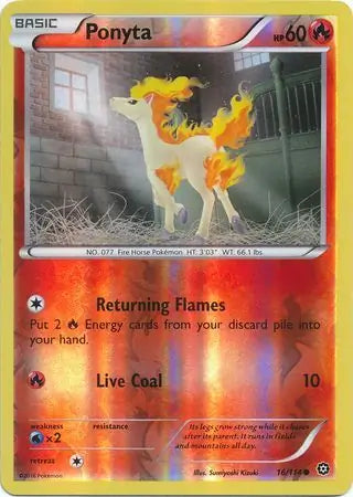 Ponyta 16/114 (XY - Steam Siege)  - Reverse Holofoil | Good Games Adelaide SA