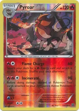 Pyroar 23/114 (XY - Steam Siege)  - Reverse Holofoil | Good Games Adelaide SA