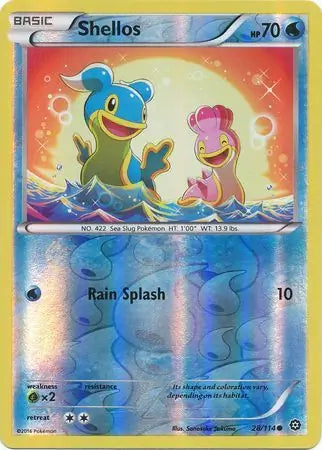 Shellos 28/114 (XY - Steam Siege)  - Reverse Holofoil | Good Games Adelaide SA