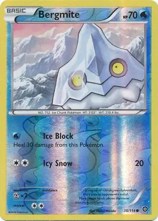 Bergmite 36/114 (XY - Steam Siege)  - Reverse Holofoil | Good Games Adelaide SA