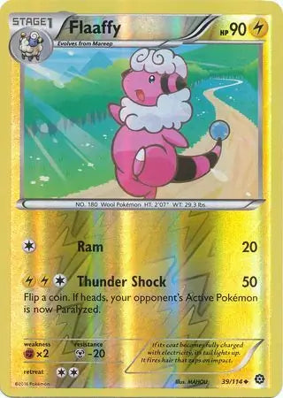 Flaaffy 39/114 (XY - Steam Siege)  - Reverse Holofoil | Good Games Adelaide SA