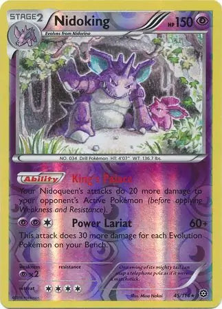Nidoking 45/114 (XY - Steam Siege)  - Reverse Holofoil | Good Games Adelaide SA