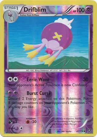 Drifblim 47/114 (XY - Steam Siege)  - Reverse Holofoil | Good Games Adelaide SA