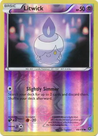 Litwick 48/114 (XY - Steam Siege)  - Reverse Holofoil | Good Games Adelaide SA