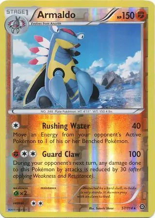 Armaldo 57/114 (XY - Steam Siege)  - Reverse Holofoil | Good Games Adelaide SA