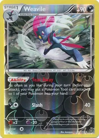 Weavile 61/114 (XY - Steam Siege)  - Reverse Holofoil | Good Games Adelaide SA