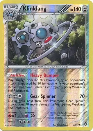 Klinklang 73/114 (XY - Steam Siege)  - Reverse Holofoil | Good Games Adelaide SA