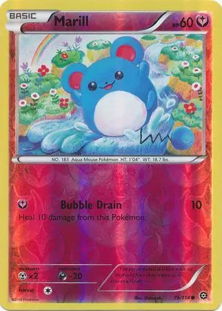 Marill 76/114 (XY - Steam Siege)  - Reverse Holofoil | Good Games Adelaide SA