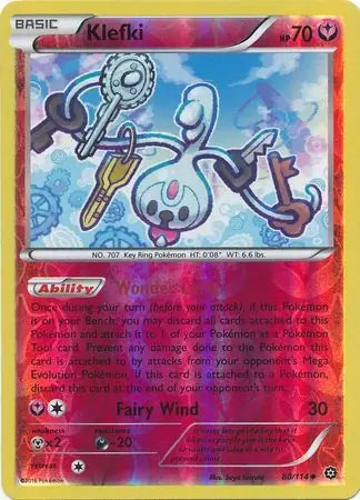 Klefki 80/114 (XY - Steam Siege)  - Reverse Holofoil | Good Games Adelaide SA