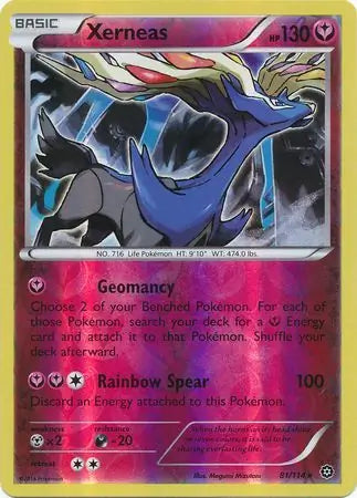 Xerneas 81/114 (XY - Steam Siege)  - Reverse Holofoil | Good Games Adelaide SA