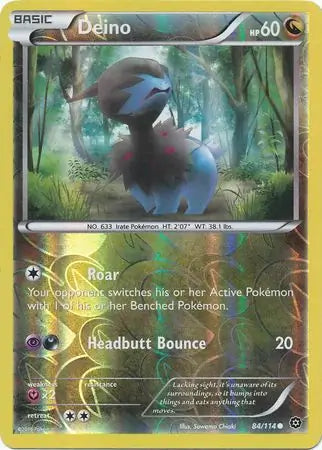 Deino 84/114 (XY - Steam Siege)  - Reverse Holofoil | Good Games Adelaide SA
