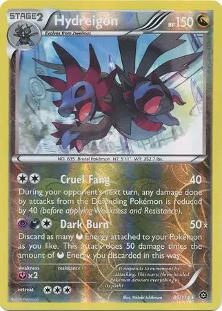Hydreigon 86/114 (XY - Steam Siege)  - Reverse Holofoil | Good Games Adelaide SA