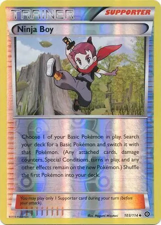 Ninja Boy 103/114 (XY - Steam Siege)  - Reverse Holofoil | Good Games Adelaide SA