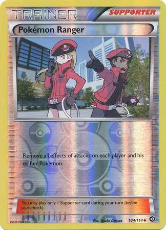Pokemon Ranger 104/114 (XY - Steam Siege)  - Reverse Holofoil | Good Games Adelaide SA