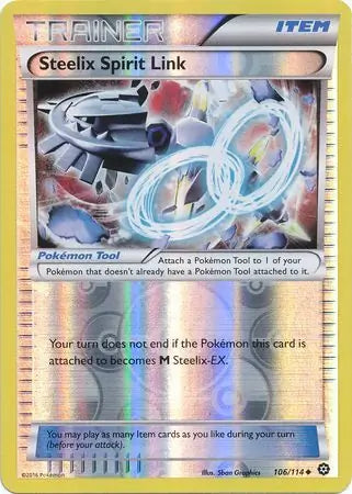 Steelix Spirit Link 106/114 (XY - Steam Siege)  - Reverse Holofoil | Good Games Adelaide SA