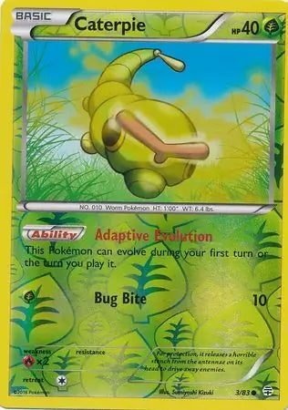 Caterpie 3/83 (Generations)  - Reverse Holofoil | Good Games Adelaide SA