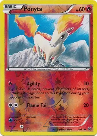 Ponyta 14/83 (Generations)  - Reverse Holofoil | Good Games Adelaide SA
