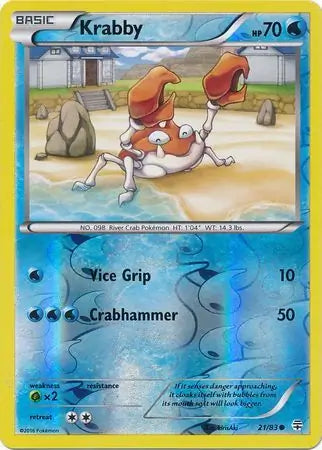 Krabby 21/83 (Generations)  - Reverse Holofoil | Good Games Adelaide SA
