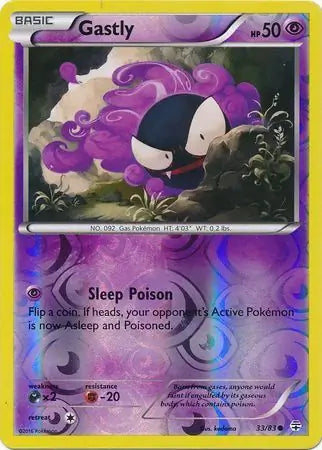Gastly 33/83 (Generations)  - Reverse Holofoil | Good Games Adelaide SA